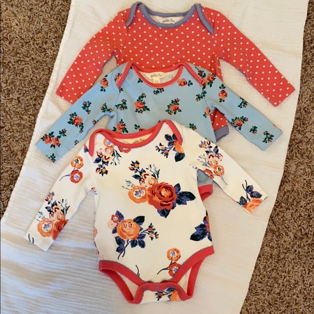 Set of 3 Matilda Jane long sleeve onesies 💗